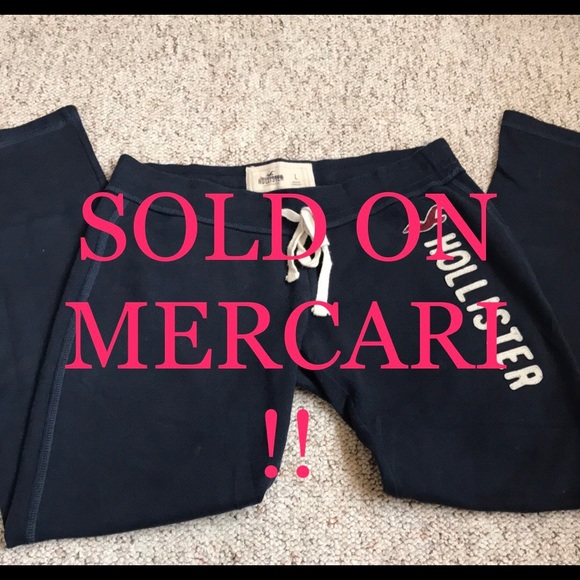 Hollister Pants - ‼️SOLDON MERCARI‼️Hollister drawstring sweat pants